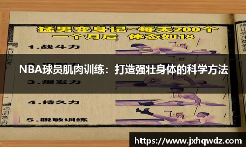 NBA球员肌肉训练：打造强壮身体的科学方法